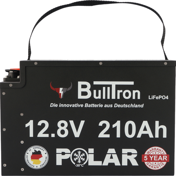 BULLTRON 210Ah LiFePO4 12.8V Polar Akku mit Smart BMS, Bluetooth App, 5A aktiv Balancer und Heizung